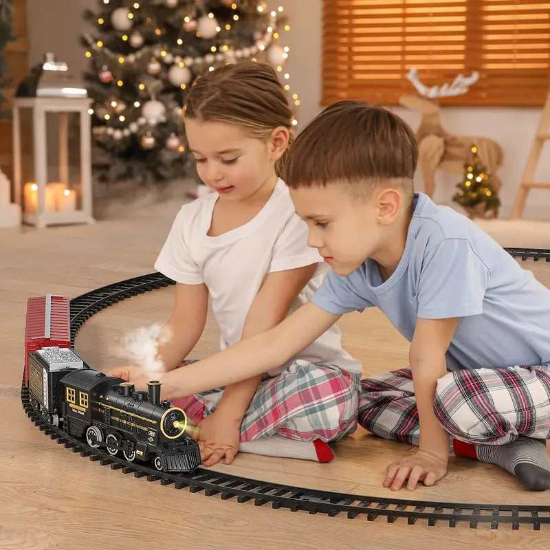 Orthorun | TrackMaster Pro – Battery-Powered Electric Train Set with Realistic Sounds