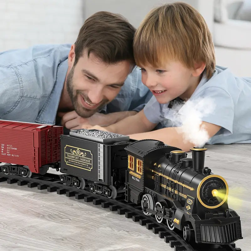 Orthorun | TrackMaster Pro – Battery-Powered Electric Train Set with Realistic Sounds