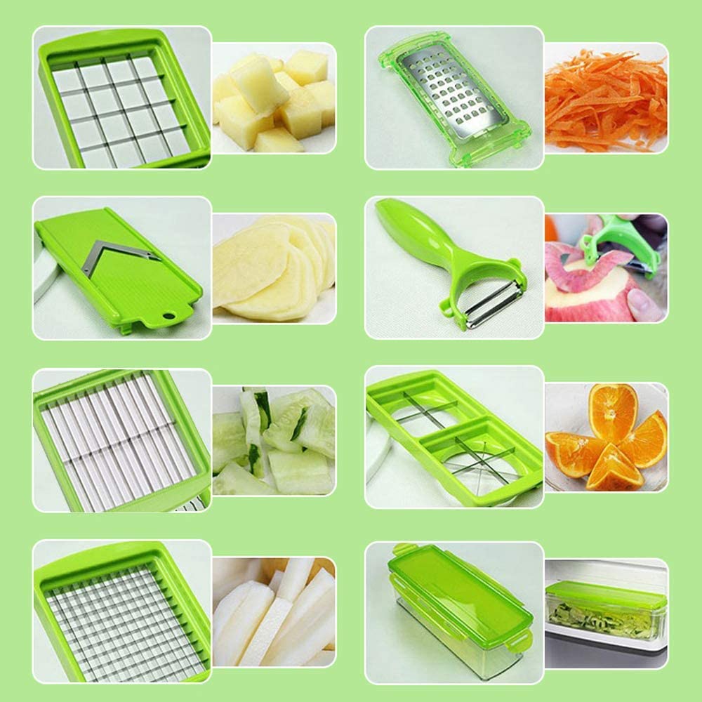 12-in-1 Multifunctional Vegetable Cutter - Quickly and Safely Cut Vegetables - Orthorun