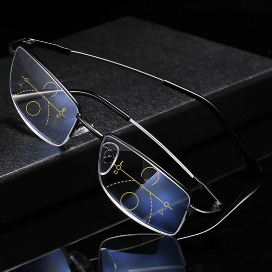 Orthorun| German Intelligent Progressive Glasses – No-Distraction Multifocal Reading Glasses for Clear Vision