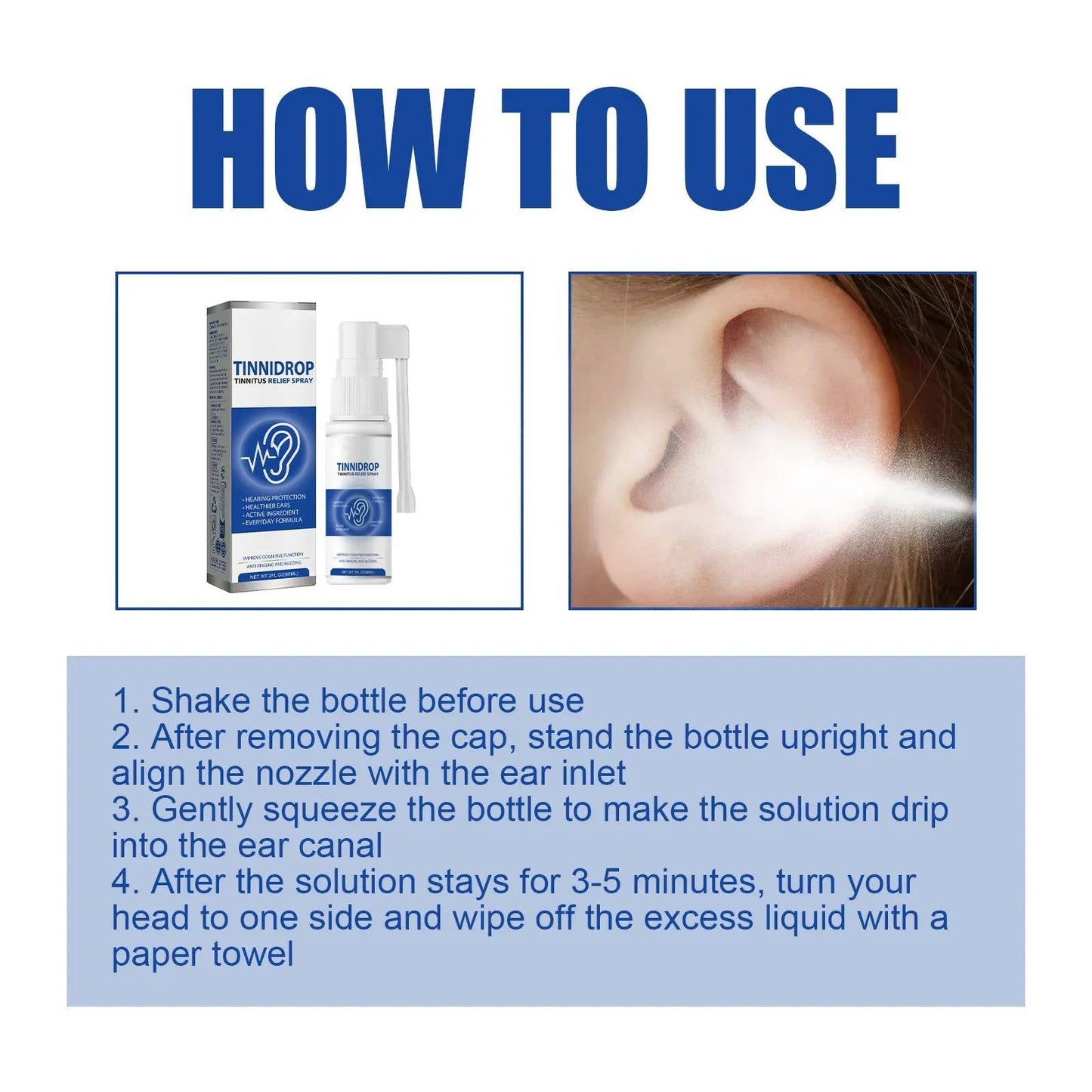 2 Set Tinnitus Ringing Ears Drops - Orthorun