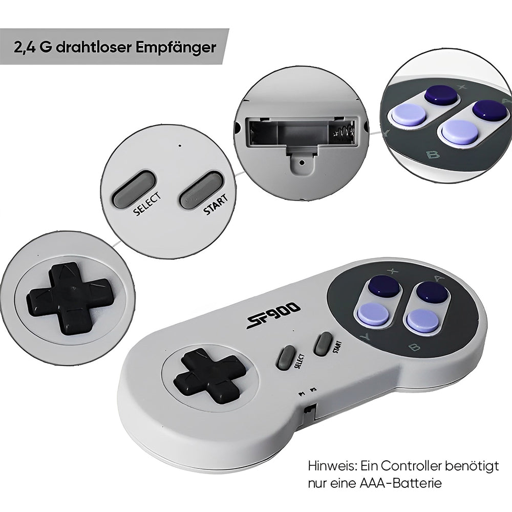 Orthorun | HD Games Console with Integrated 926 Games – Retro Plug & Play Video Game System
