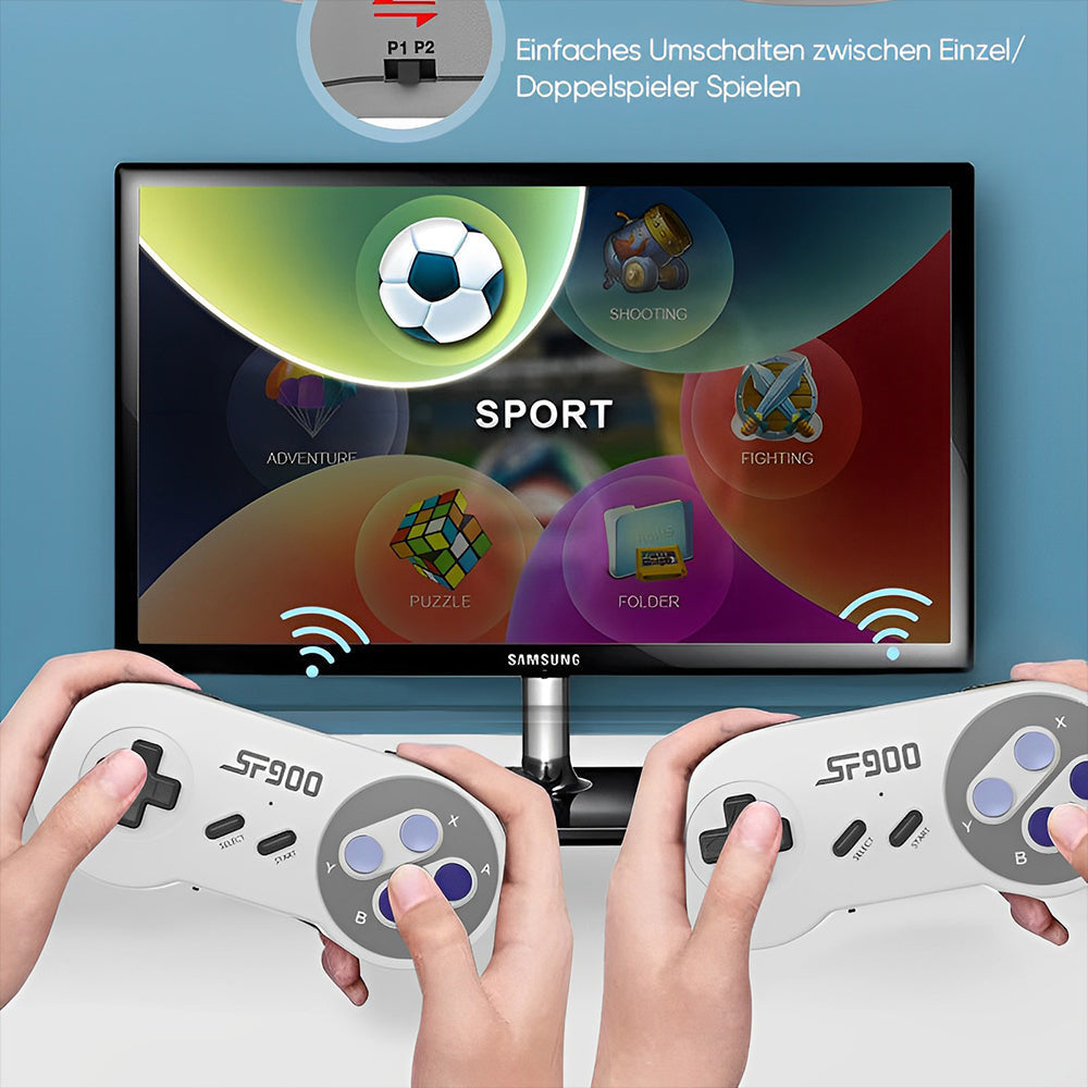 Orthorun | HD Games Console with Integrated 926 Games – Retro Plug & Play Video Game System