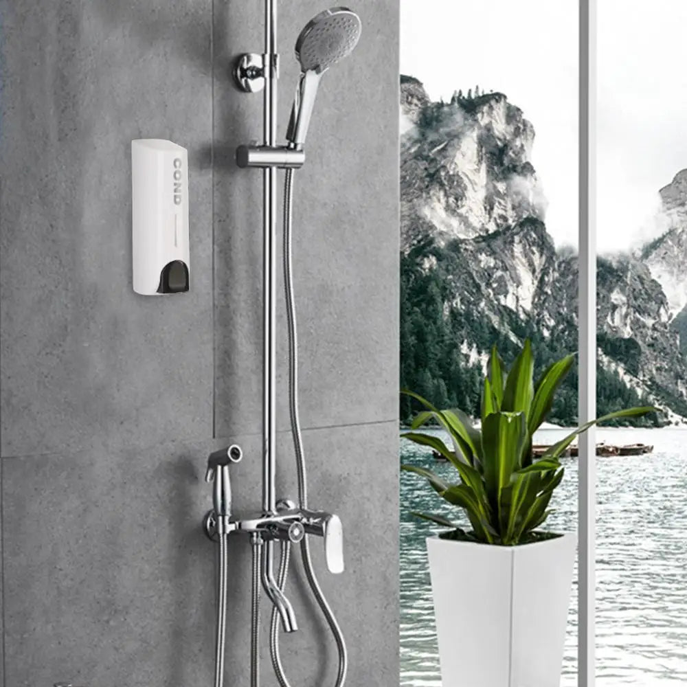 Orthorun | Wall-Mounted Shower Dispenser – Bathroom Shampoo & Soap Dispenser