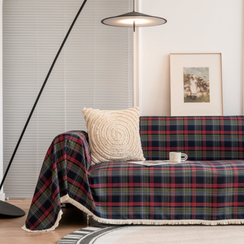 Orthorun | Hearthline Cottage Plaid Sofa Cover