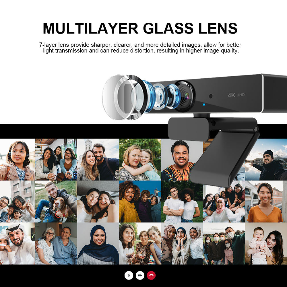 4k Ultra High Resolution Webcam - Orthorun