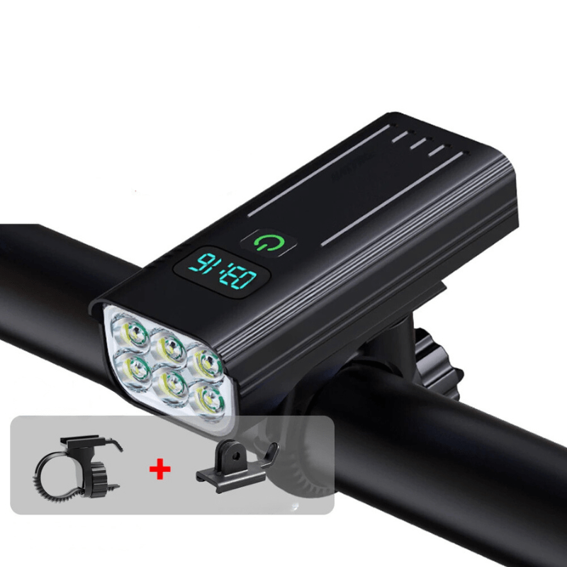 5000 Lumen Bike Light with 12 LEDs & USB-C Rechargeable Battery - Orthorun