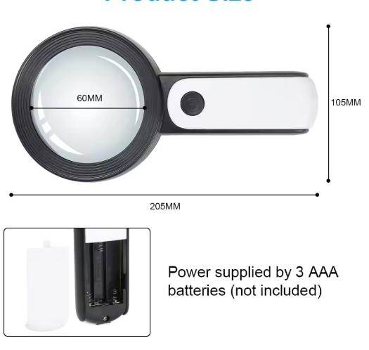 30x Magnifying Glass For Seniors - Orthorun
