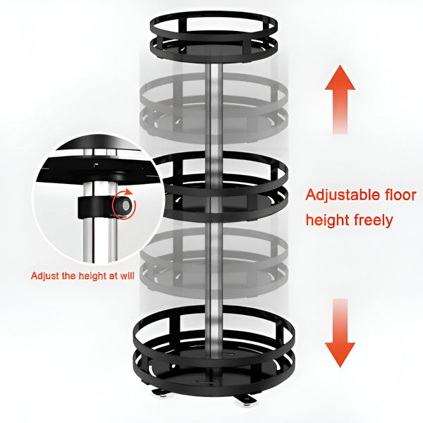 3-Tier Swivel Metal Organizer - Orthorun