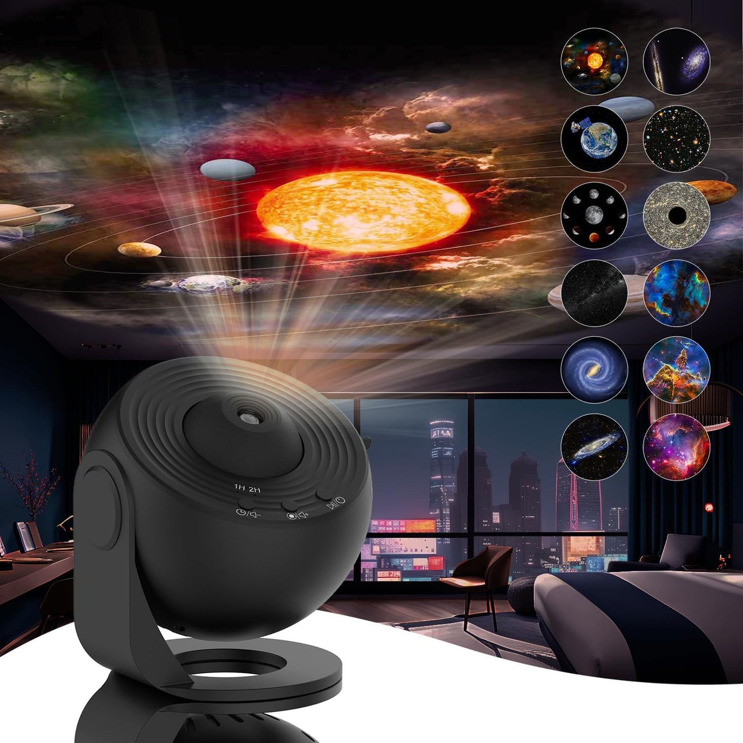 360° Planetarium Projector | Improved relaxation and stress relief - Orthorun
