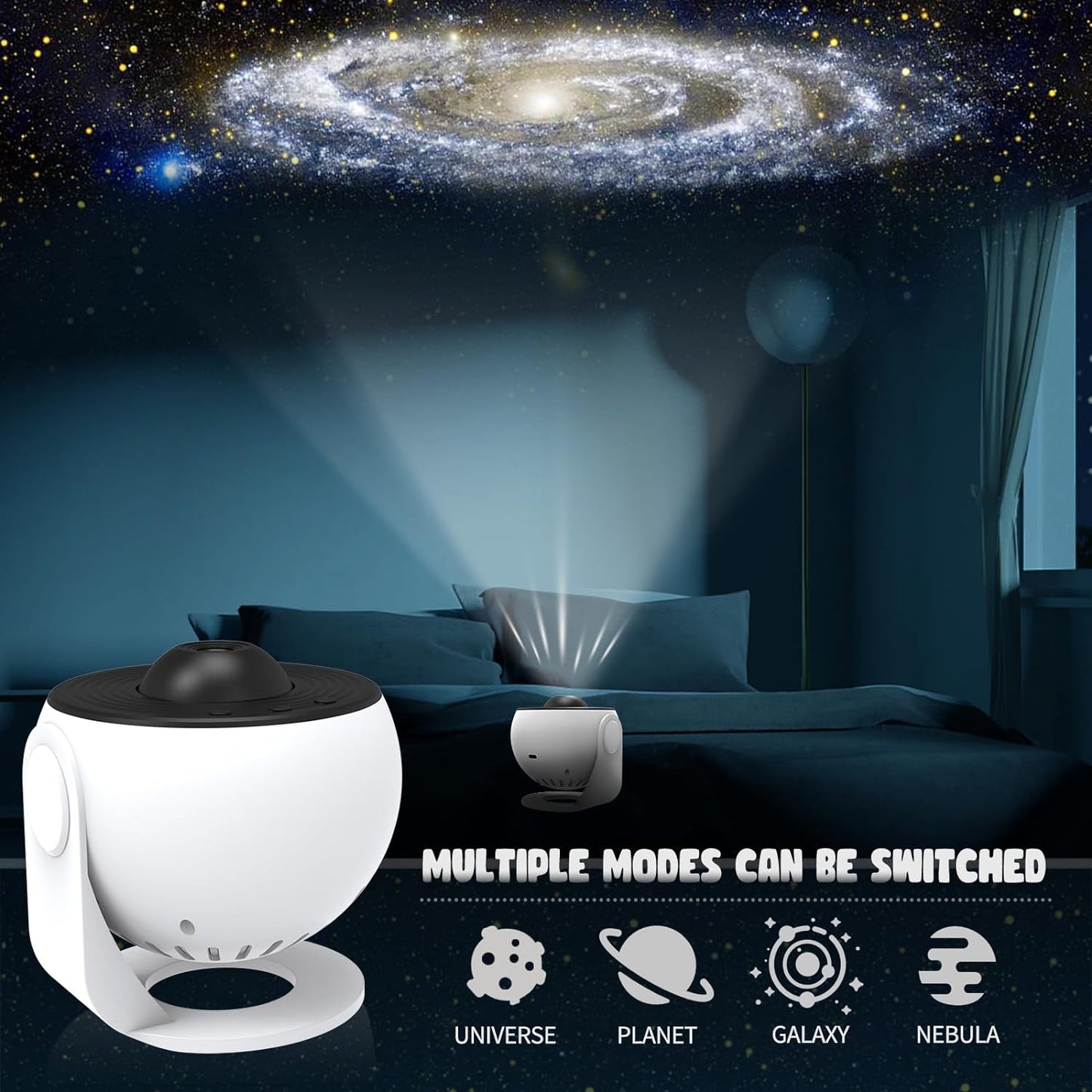 360° Planetarium Projector | Improved relaxation and stress relief - Orthorun