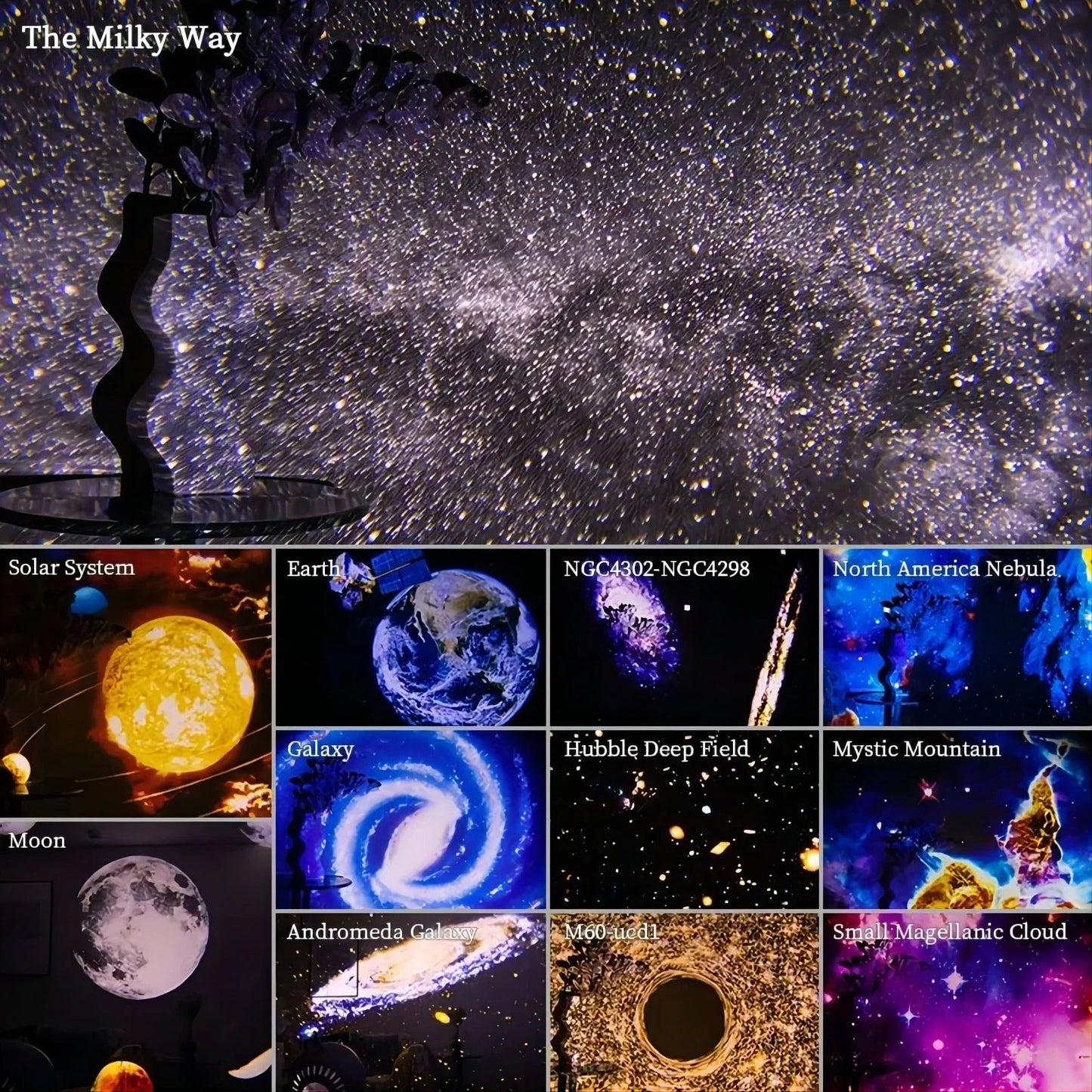 360° Planetarium Projector | Improved relaxation and stress relief - Orthorun