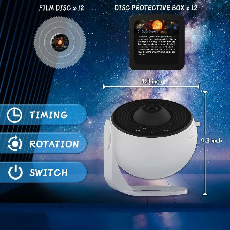 360° Planetarium Projector | Improved relaxation and stress relief - Orthorun