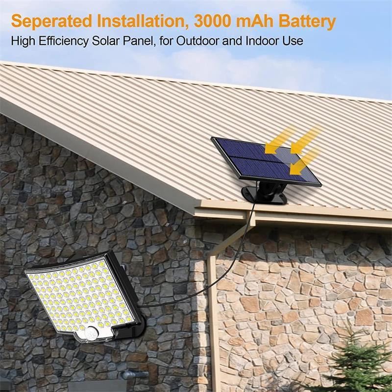 106 LED Solar Outdoor Light With Motion Sensor - Orthorun