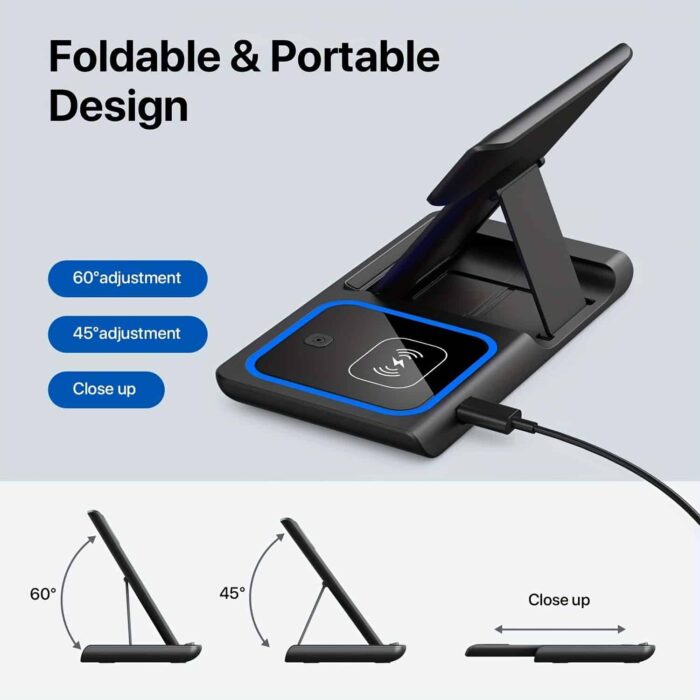 3-in-1 Wireless Induction Charger for iPhone - Orthorun
