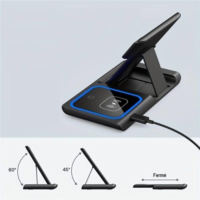 3-in-1 Wireless Induction Charger for iPhone - Orthorun