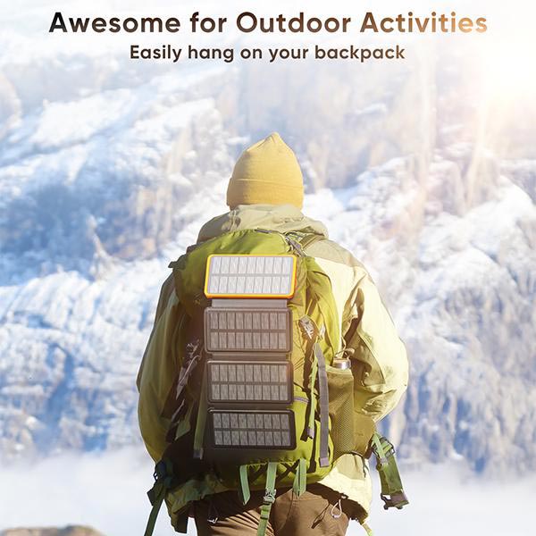 25000mAh high-performance solar power bank - quick charge - Orthorun