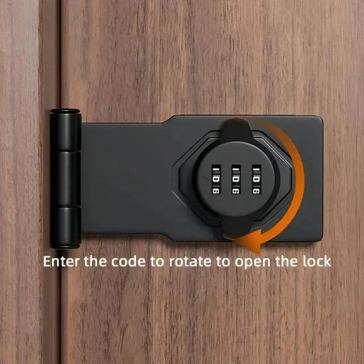 Orthorun | Combination Lock - Zinc Alloy Keyless Door Lock with 1000 Codes
