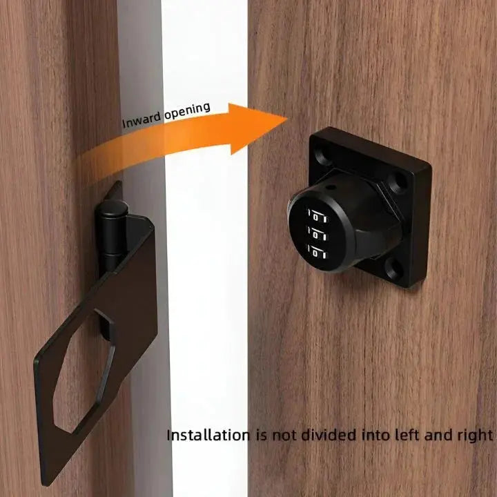 Orthorun | Combination Lock - Zinc Alloy Keyless Door Lock with 1000 Codes