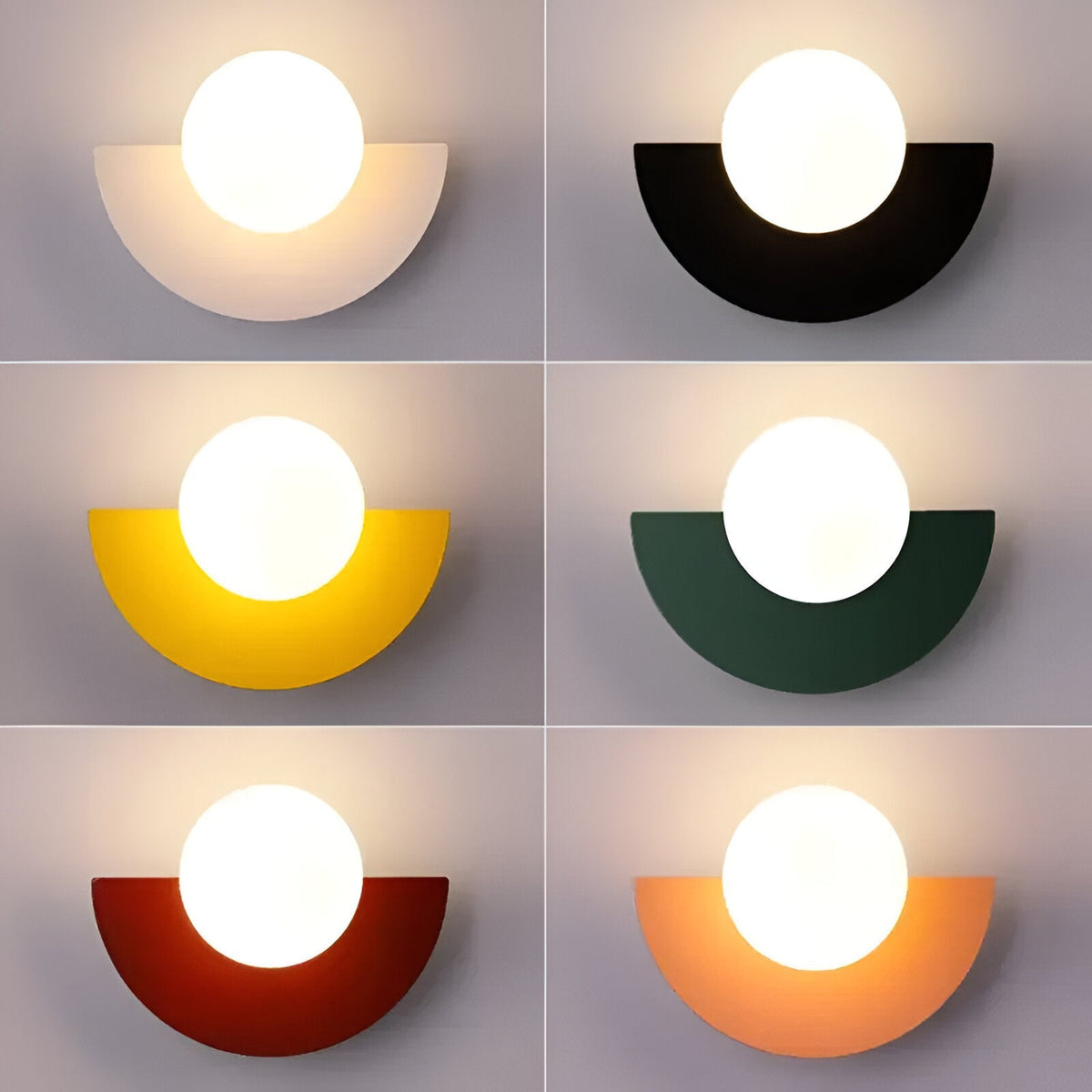 Orthorun | LumiSphere Light - Modern Plug-in Wall Sconce