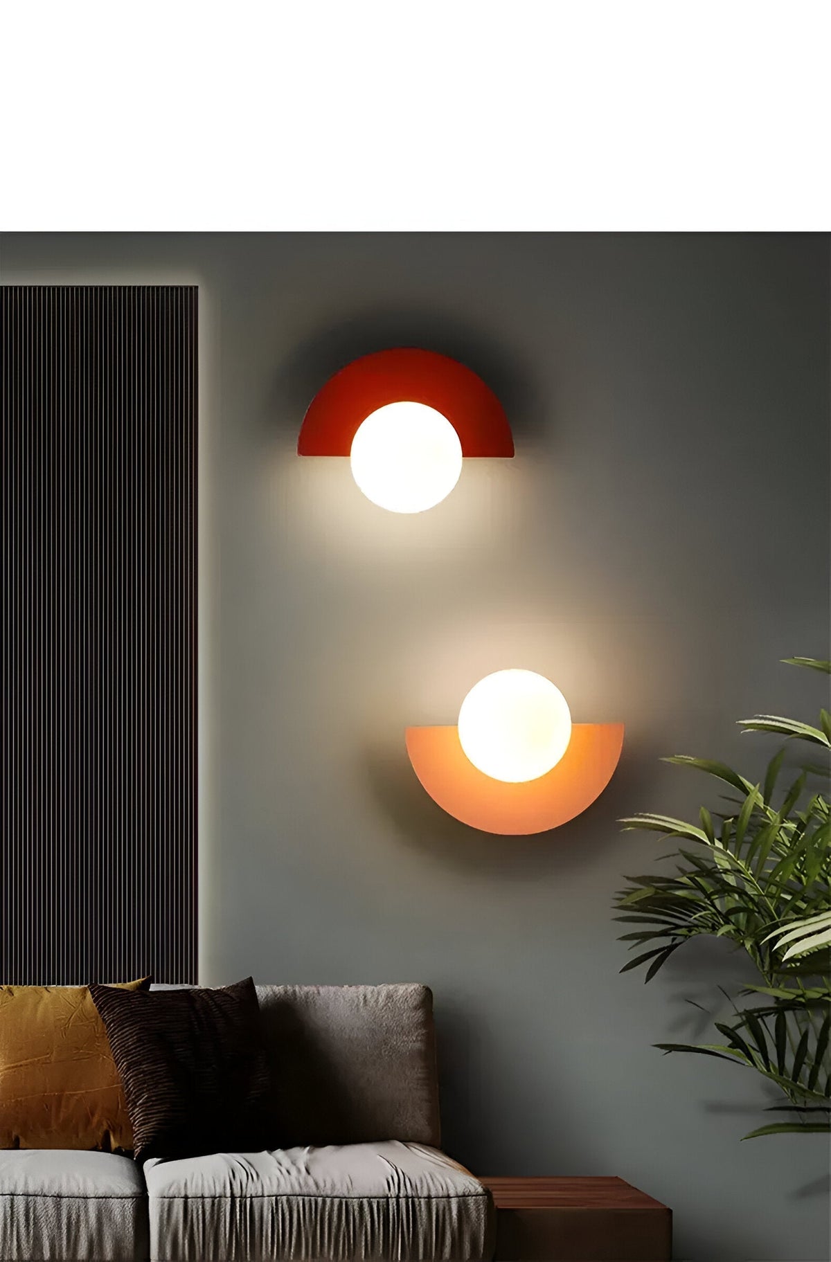 Orthorun | LumiSphere Light - Modern Plug-in Wall Sconce
