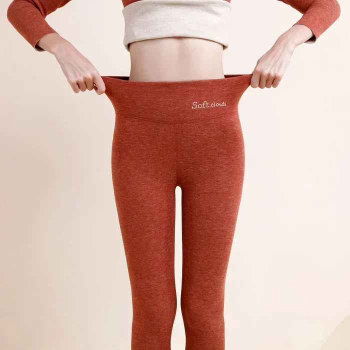 Lux | Women’s Cashmere-Blend Thermal Fleece Leggings