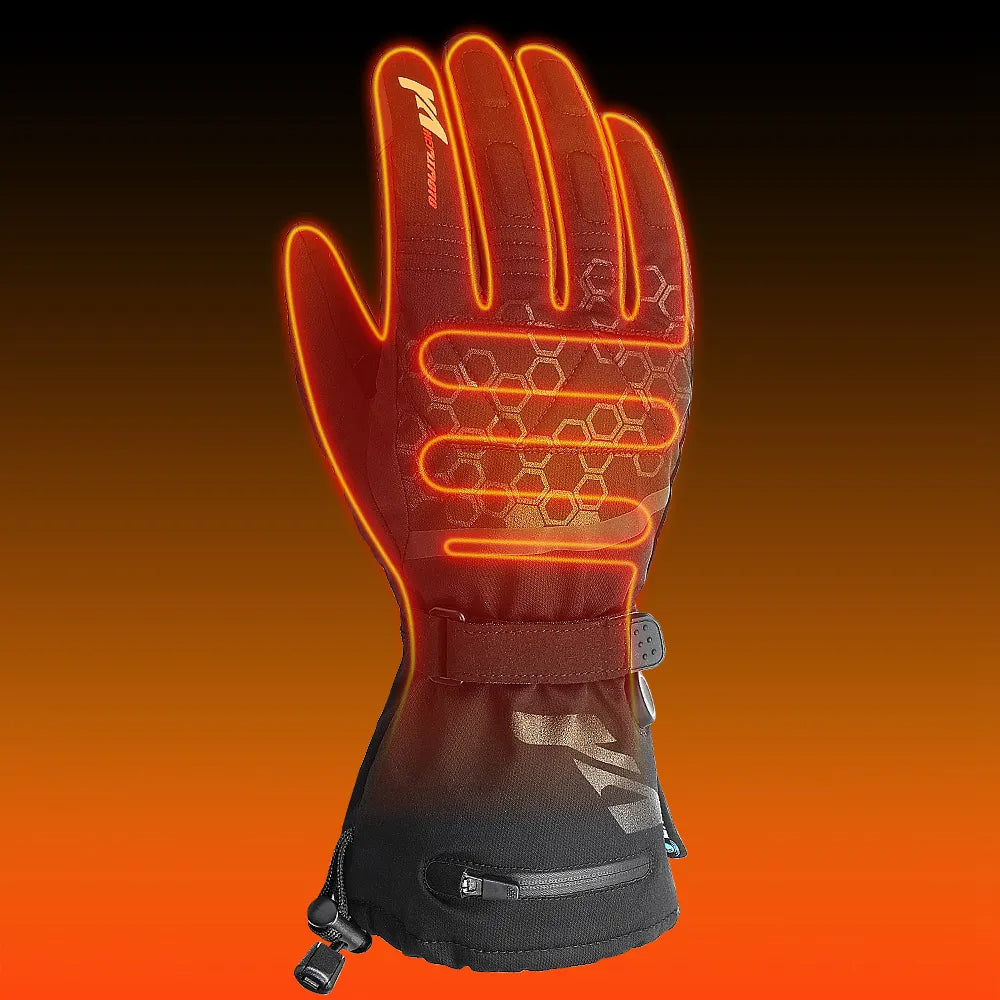 Orthorun | Thermal Heated Gloves - Waterproof Rechargeable Winter Gloves