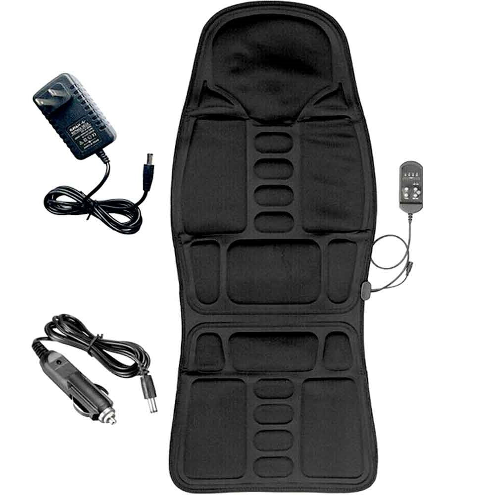 8 Mode Massage Chair Pad With Heated Back Neck Cushion For Car & Home - Orthorun