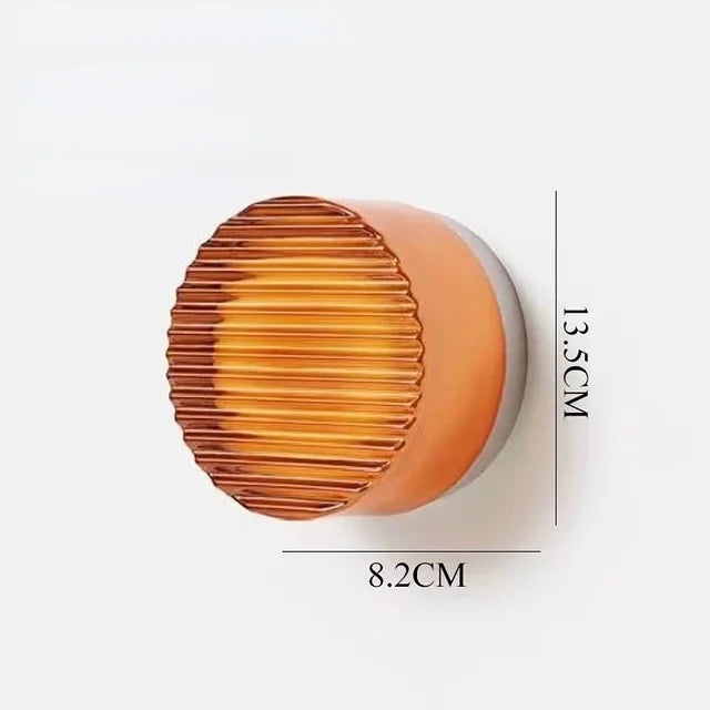 Orthorun | Modern Round Wall Lamp for Atmospheric Elegance