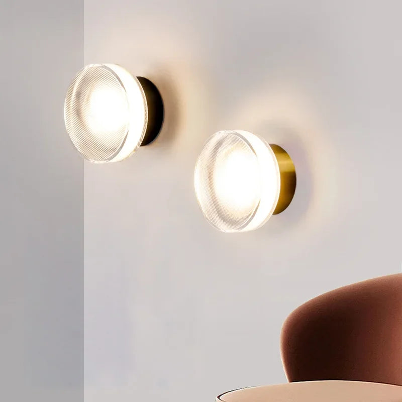 Orthorun | Modern Round Wall Lamp for Atmospheric Elegance