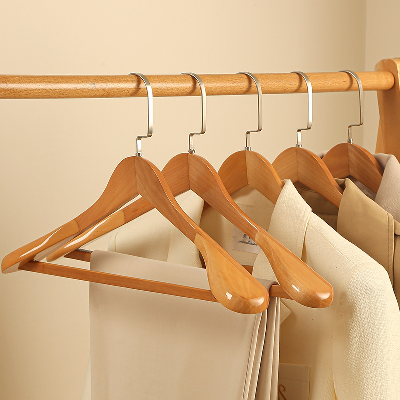 Orthorun | Luxury Wooden Clothes Hangers with Curved Design