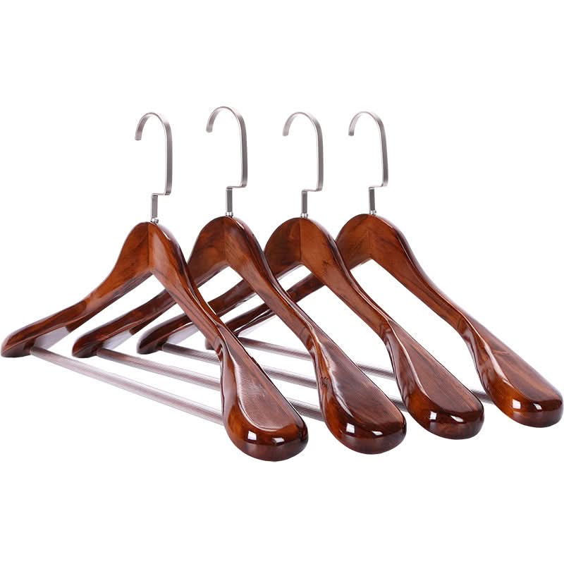 Orthorun | Luxury Wooden Clothes Hangers with Curved Design