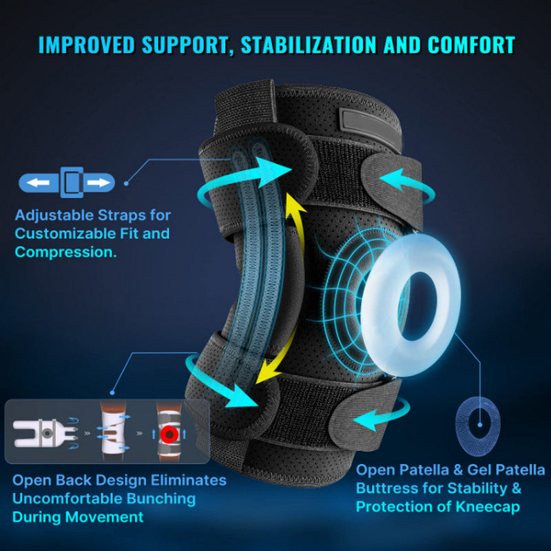 Adjustable Hinged Knee Brace For Meniscus Tear - Orthorun