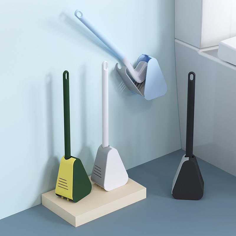 Orthorun | Long Handle Toilet Brush – Stainless Steel for Deep Cleaning