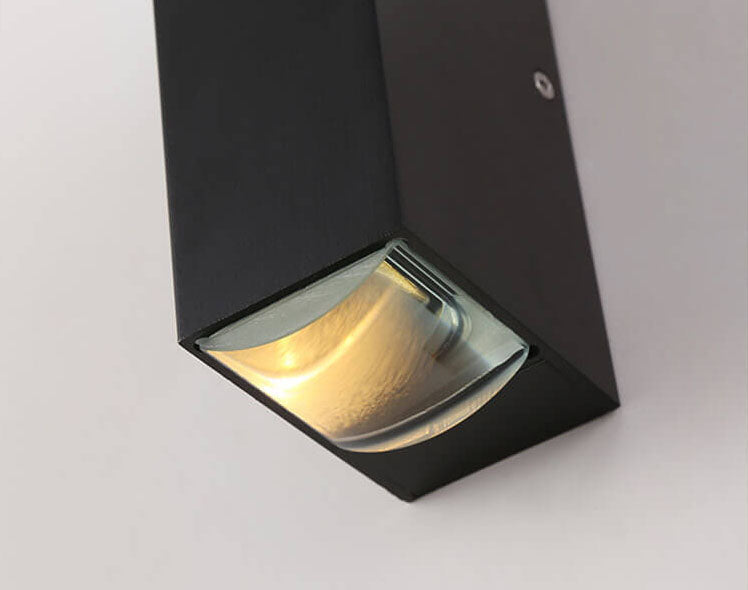 Orthorun | Modern Waterproof LED Outdoor Wall Light – Rectangular Up/Down Aluminum Fixture