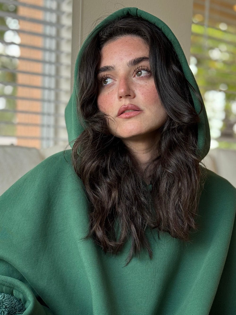 Orthorun | Weighted Cloak Hoodie – Sensory-Friendly Cotton Hoodie with Faux Fur Lining, Cozy Oversized Comfort