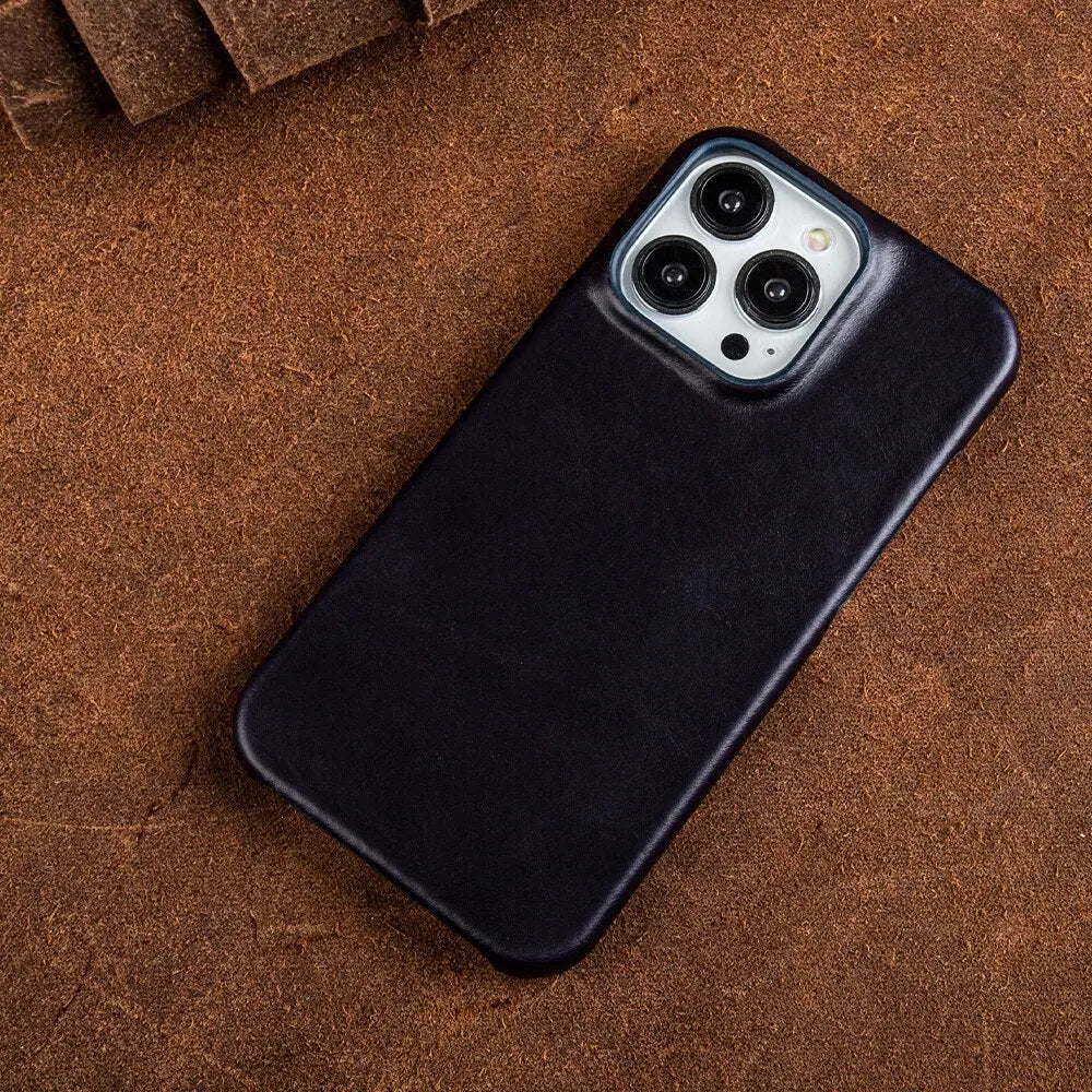 Orthorun | RoyalLeather – Luxurious Handmade Genuine Cowhide Leather Case for iPhone