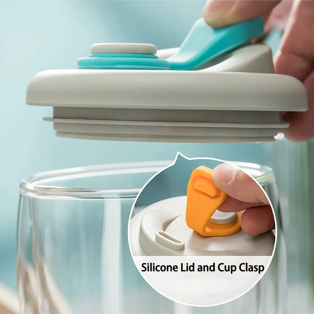 Orthorun | Leak-Proof Double Wall Glass Transparent Mug