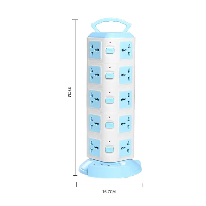 Orthorun | Tower Design Surge Protector Vertical Power Strip