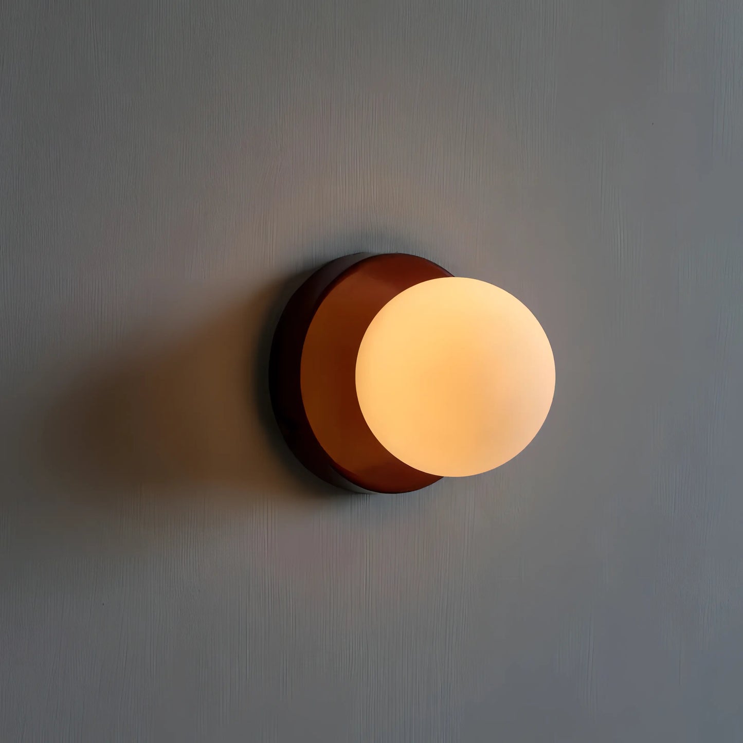 Orthorun | Nereo Mini Glass Nordic Wall Lamp – Minimalist Colored Scandinavian Sconce