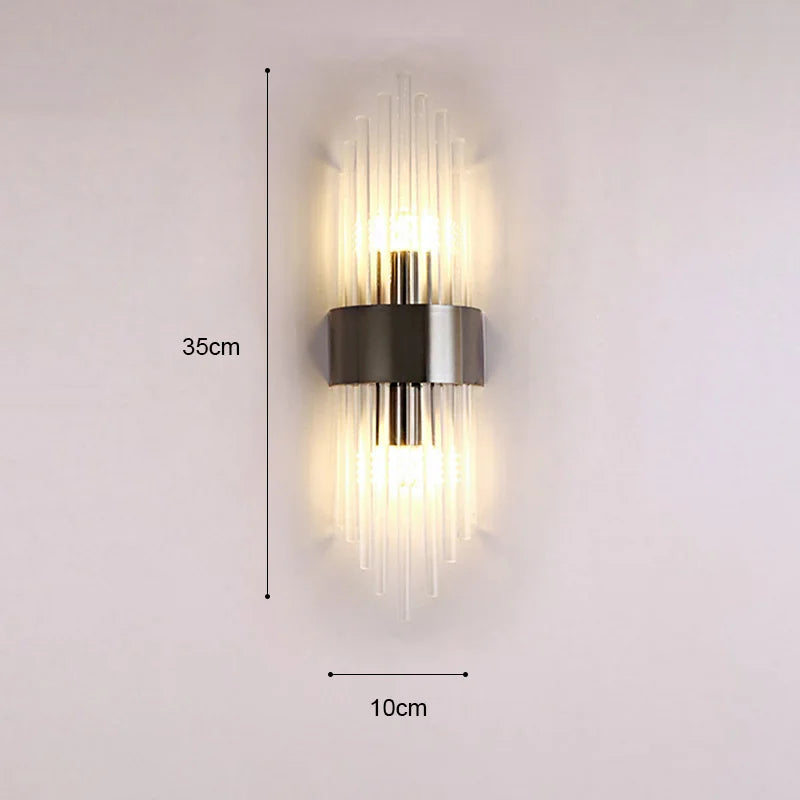 Orthorun | Elegant LED Wall Lamp in Gold – Modern Sconce for Living Room & Bedroom