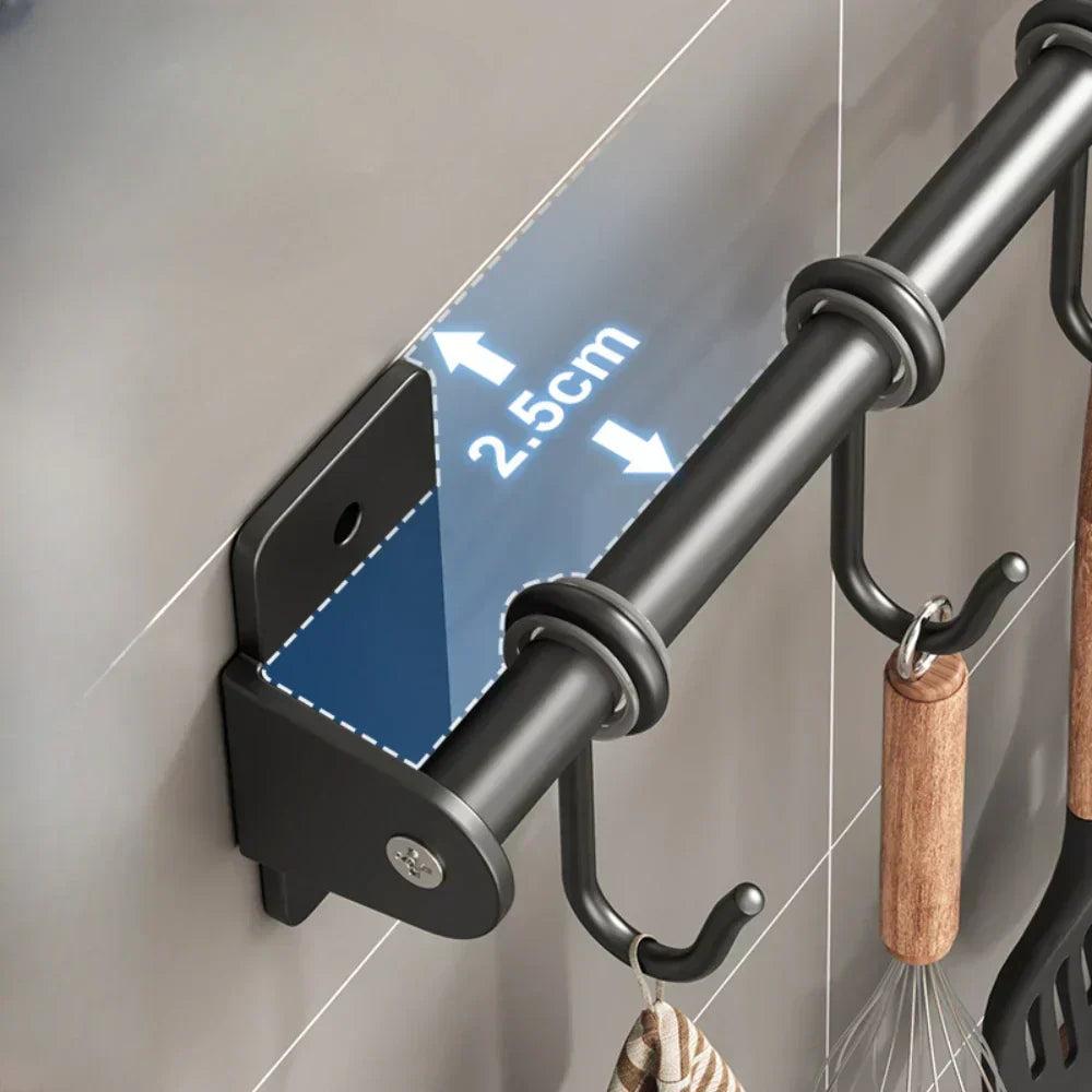 Orthorun | Kitchen Corner Shelf – Wall Storage Rack for Spices & Decor