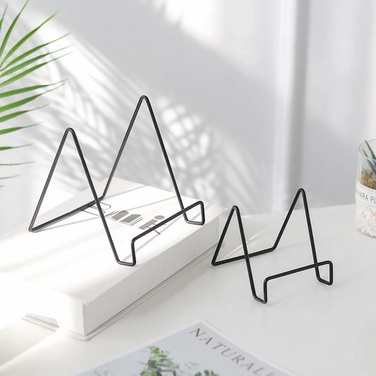 Orthorun | Iron Art Multi-Use Display Stand – Versatile Magazine, Dish & Picture Holder for Home Decor