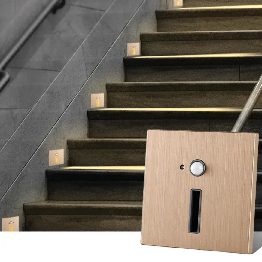 Orthorun | Schneider Motion Detector Wall Sensor – Stair Light with PIR Motion Activation