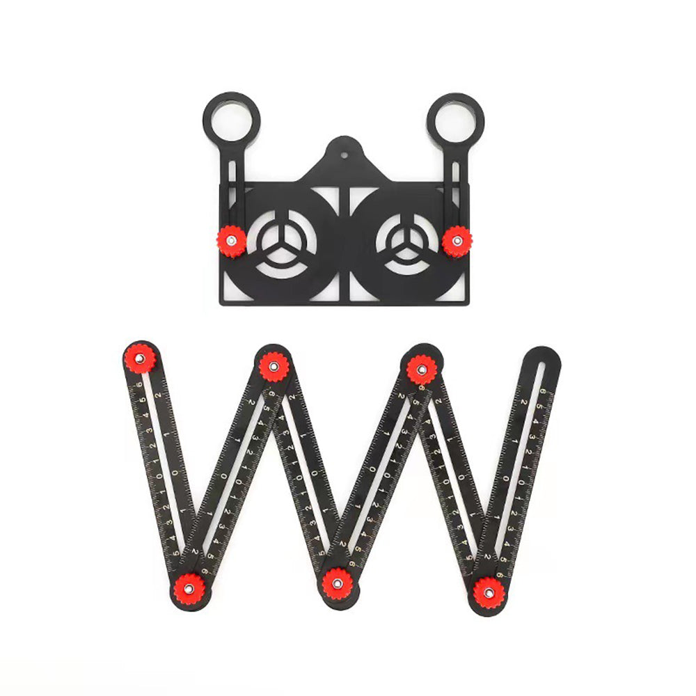 Adjustable Aluminum Alloy Tile Work Folding Ruler - Orthorun