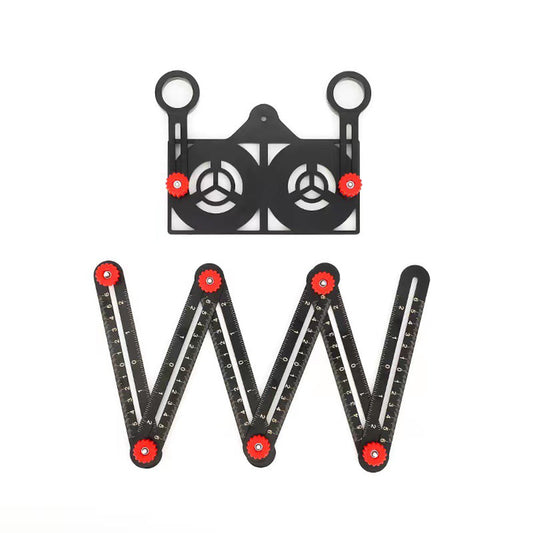 Adjustable Aluminum Alloy Tile Work Folding Ruler - Orthorun