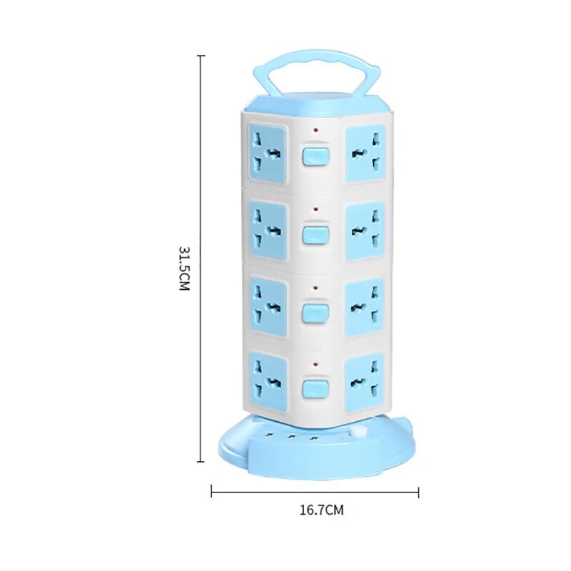 Orthorun | Tower Design Surge Protector Vertical Power Strip
