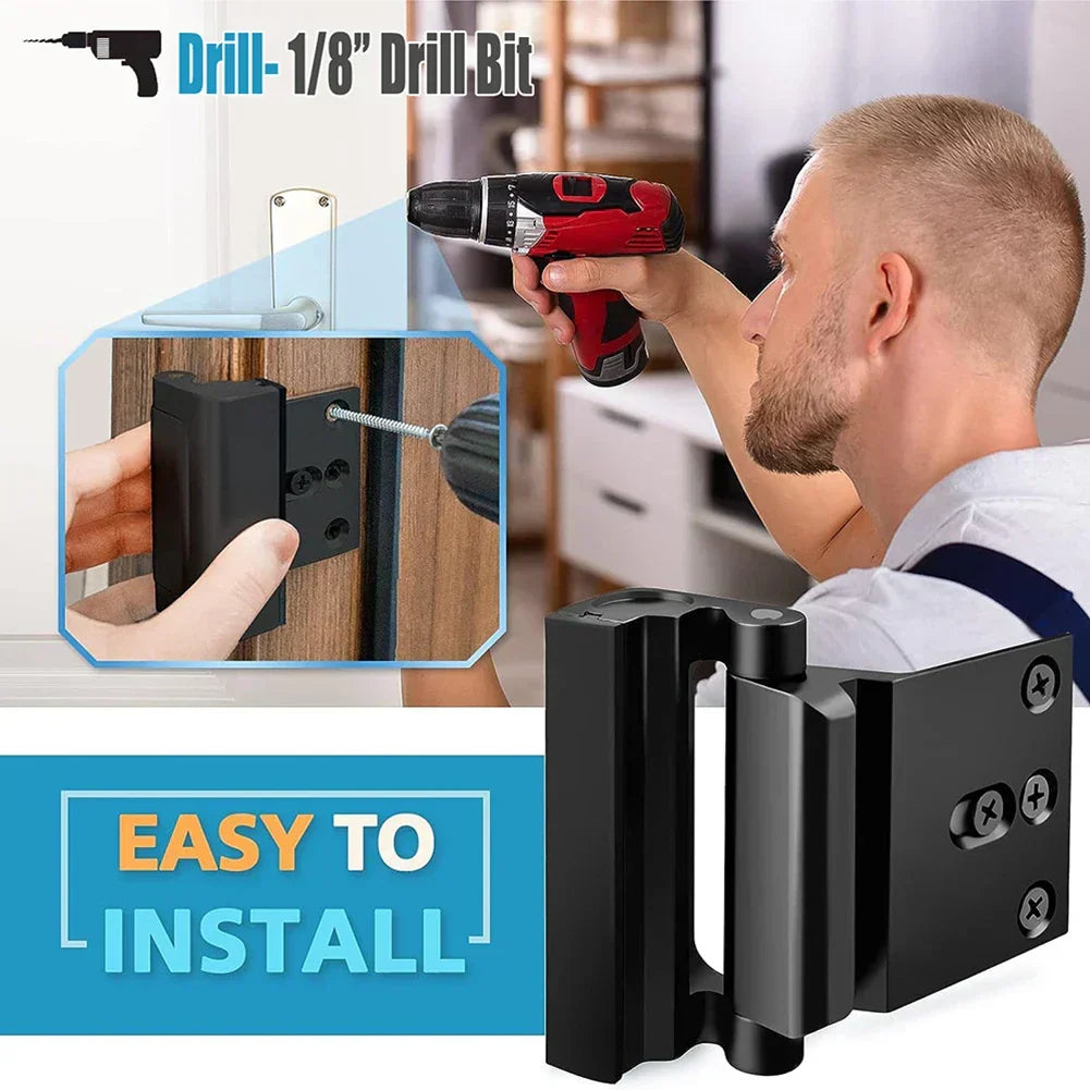 Orthorun | Anti-Theft Childproof Door Safety Latch – Secure Lock for Kids Safety