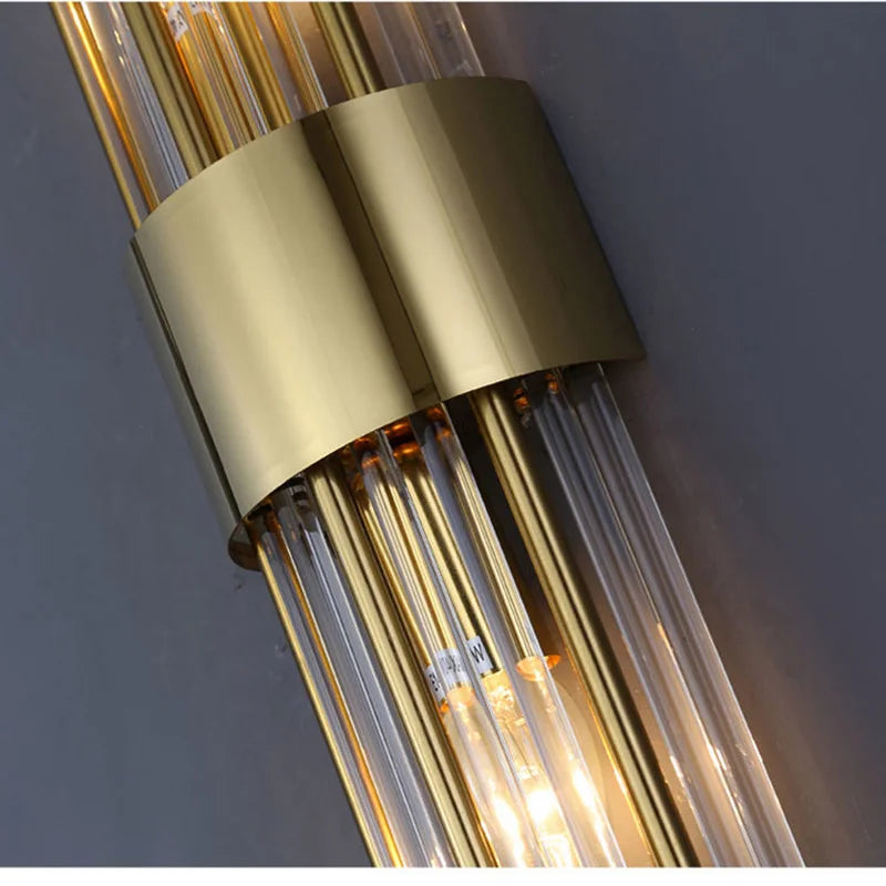 Orthorun | Elegant LED Wall Lamp in Gold – Modern Sconce for Living Room & Bedroom