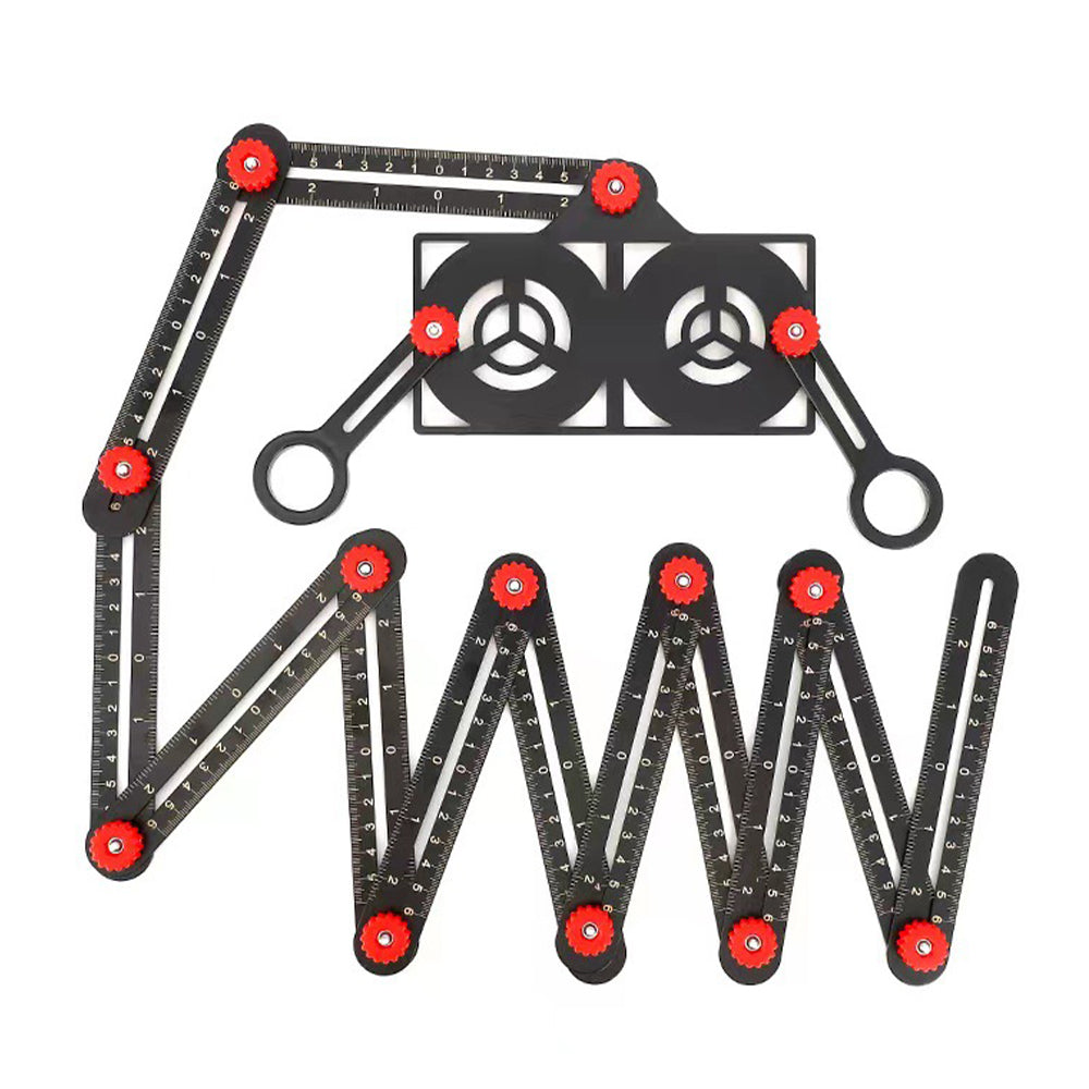 Adjustable Aluminum Alloy Tile Work Folding Ruler - Orthorun